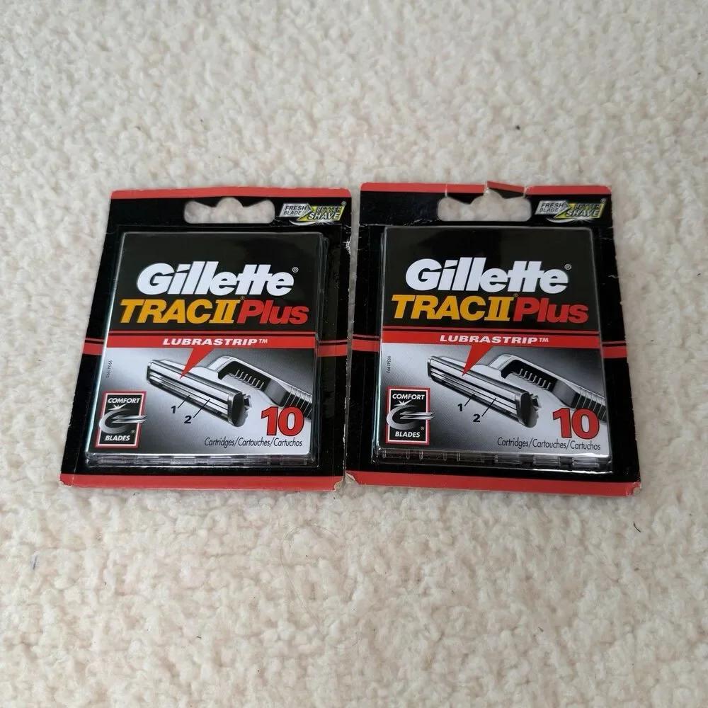 Gillette Trac II Plus Refill Cartridges 10 Count